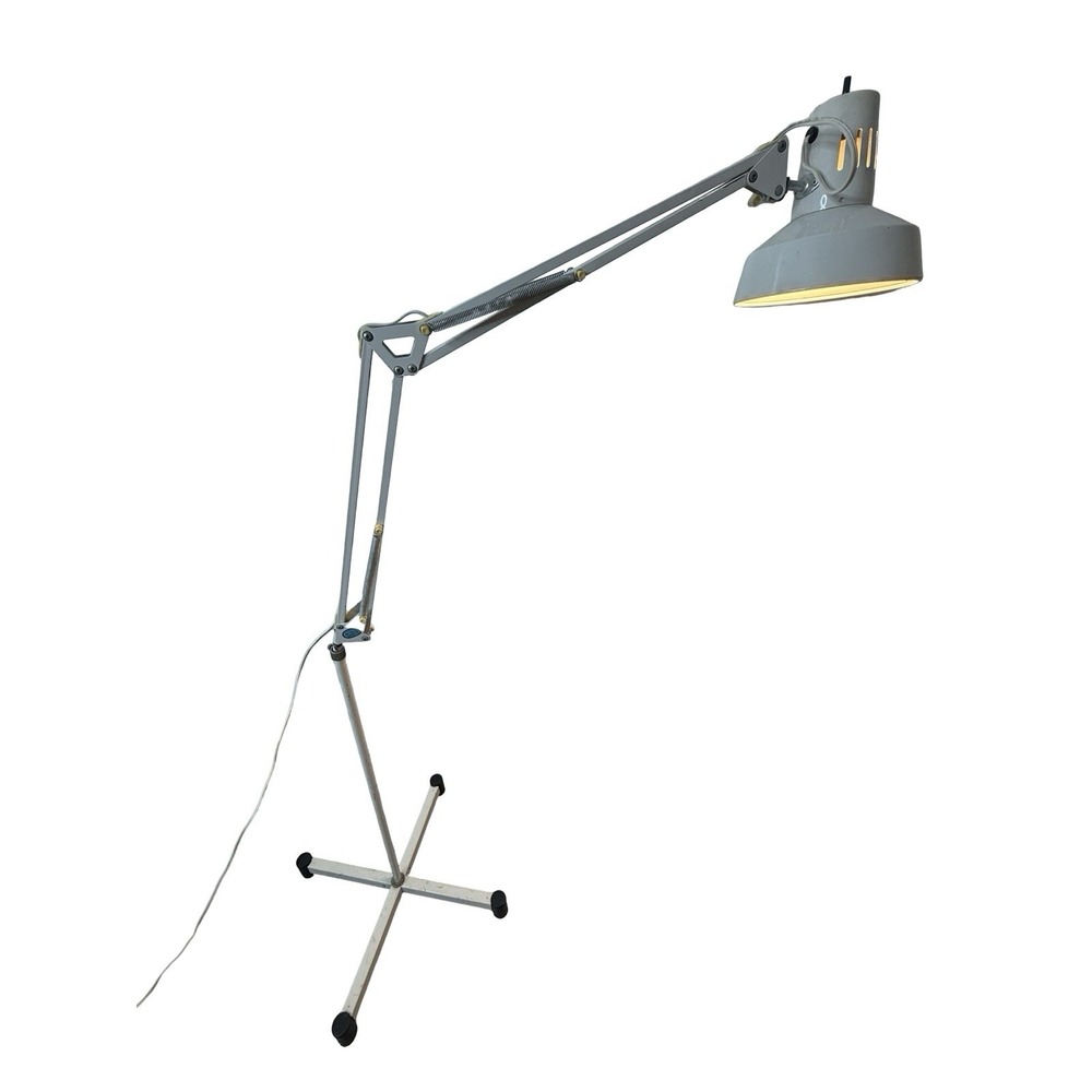 Underwriters Lab Metal White Portable Lamp Articulating Arm Drafting Light floor